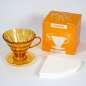 Preview: HARIO V60 Dripper, Kunststoff Koi Orange (V60-02-TSY-BB), orange-transparent