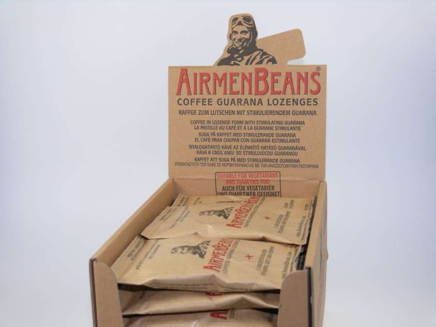 24 x AirmenBeans - Kaffee-Guarana-Pastillen