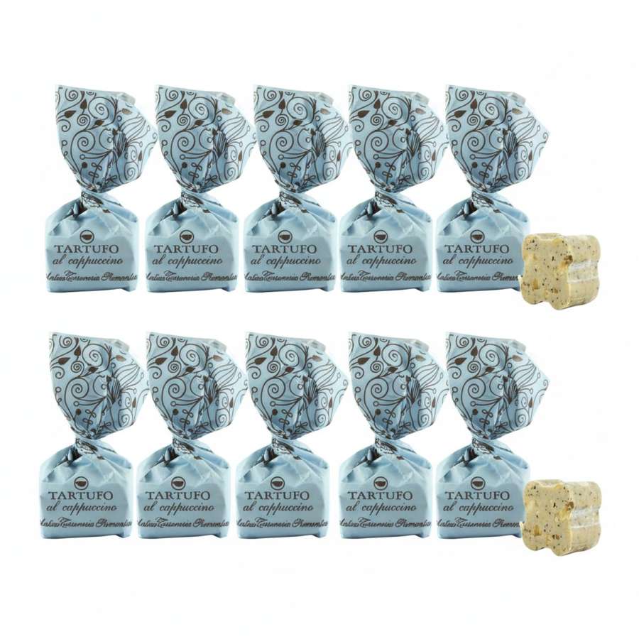 Tartufi Dolci Cappuccino, 10 Trüffelpralinen
