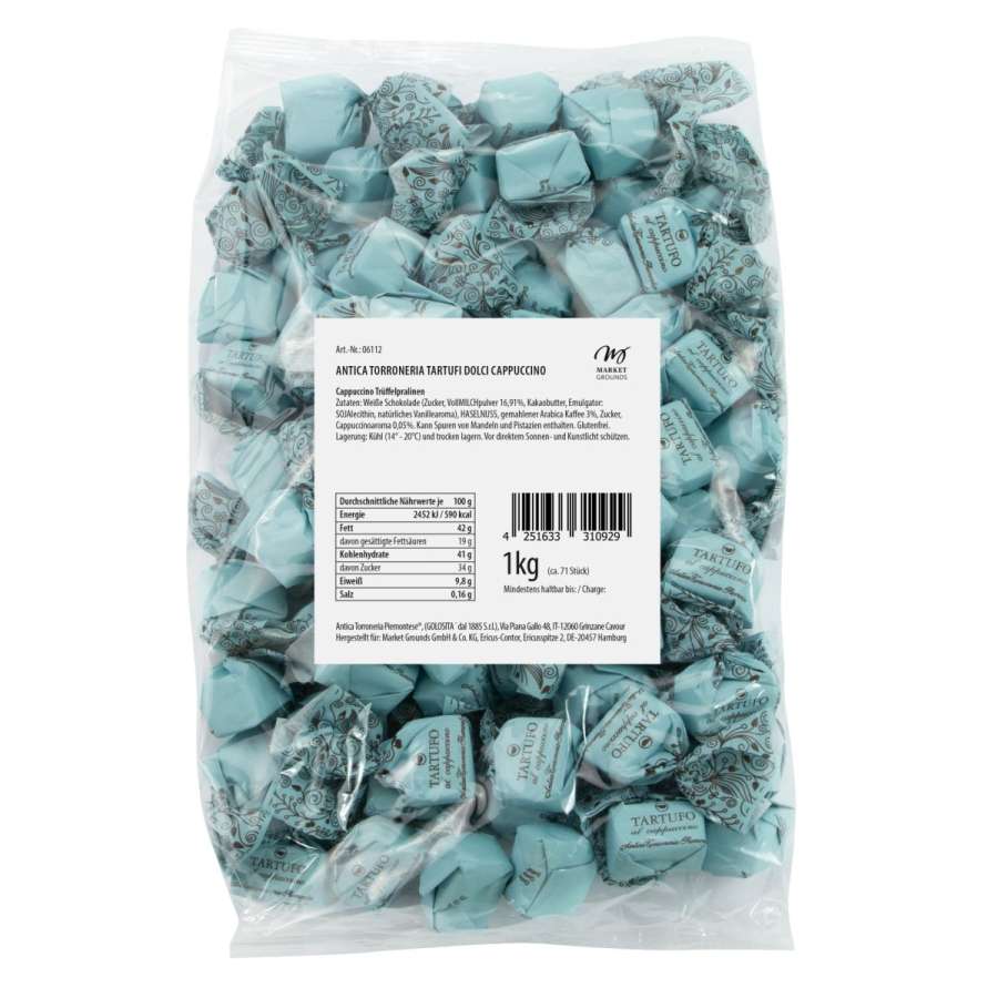 Tartufi Dolci Cappuccino, 1 kg