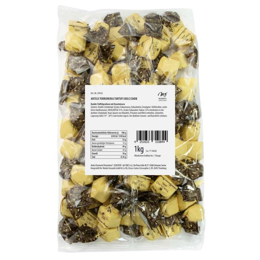 MHD 10-2026 / Tartufi Dolci Black , 1 kg, ca. 70 Trüffelpralinen