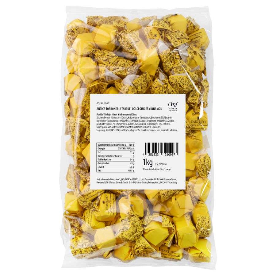 Tartufi Ginger Cinnamon, 1 kg