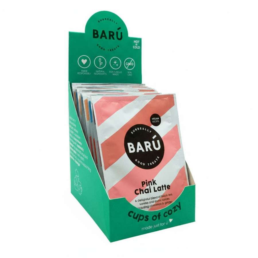 Barú, Pink Chai Latte, vegan, 12 Sachets
