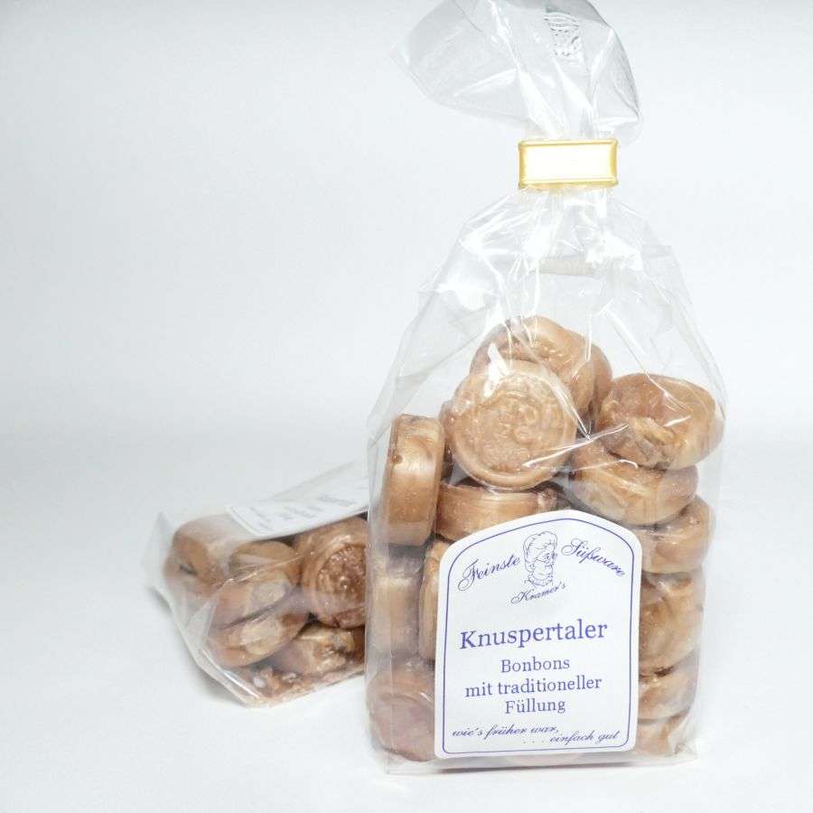 Knuspertaler, Bonbons mit traditioneller Füllung