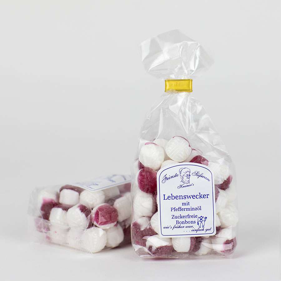 Lebenswecker-Bonbons mit Pfefferminzöl, zuckerfrei