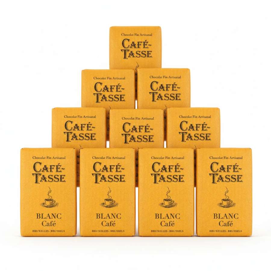 Café Tasse Mini-Bars Blanc Café % - 10 Täfelchen á 9 g