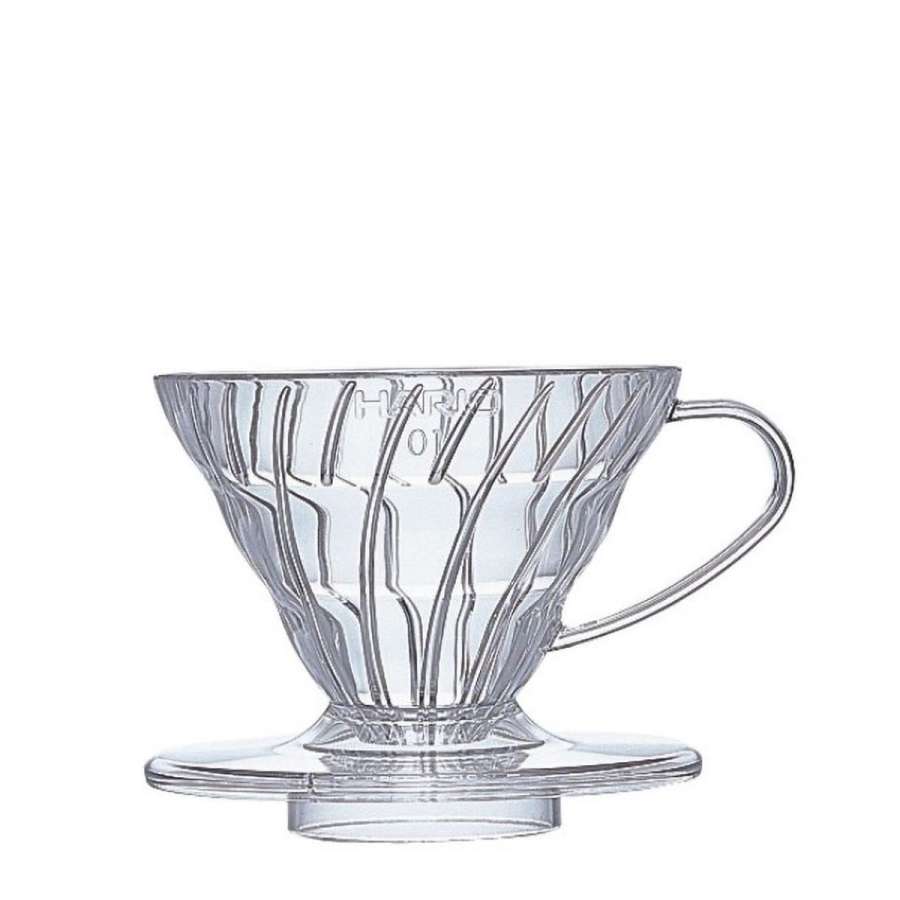 HARIO V60 Dripper, Kunststoff transparent, V60-01 (VD-01T)