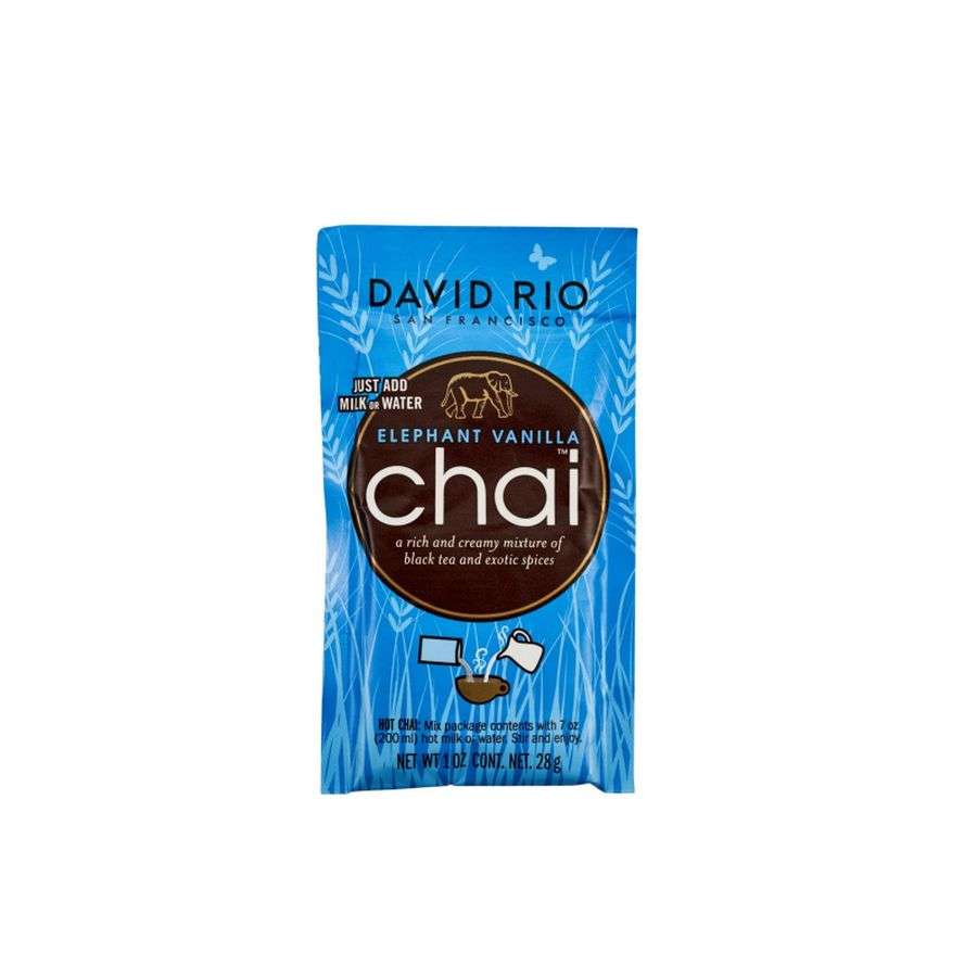 David Rio Chai Latte - Elephant Vanilla Sachet / Portionsbeutel, 28 Gramm