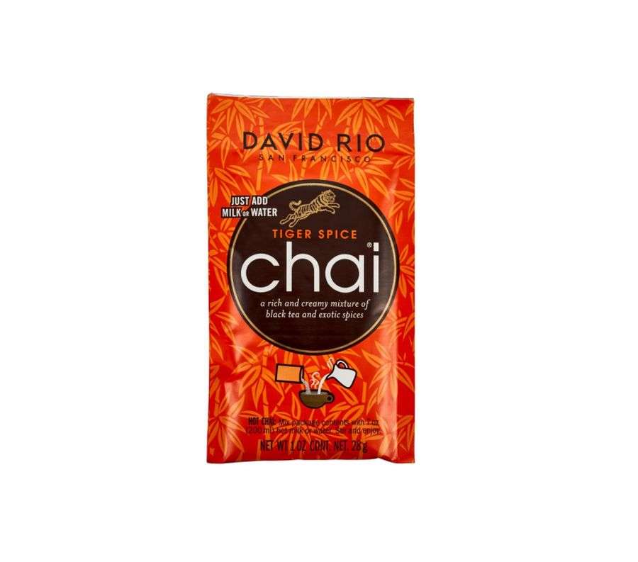 David Rio Chai Latte - Tiger Spice Chai Sachet / Portionsbeutel, 28 Gramm