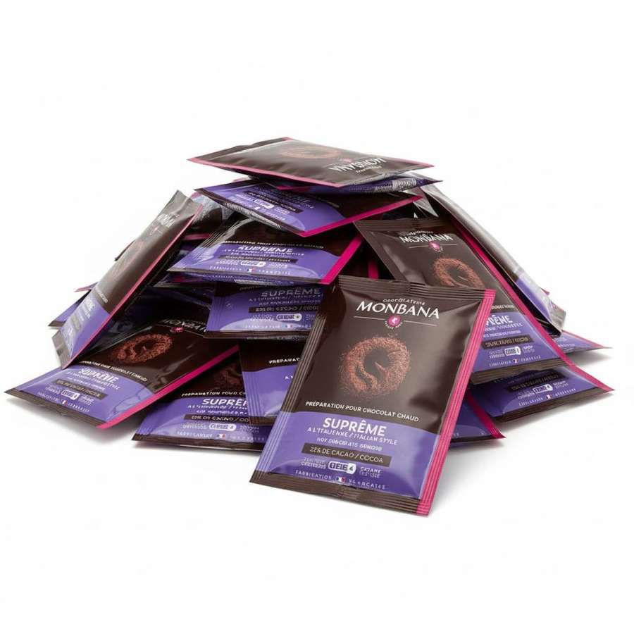 MONBANA-Trinkschokolade - Sorte Supreme de Chocolat - 50er Set