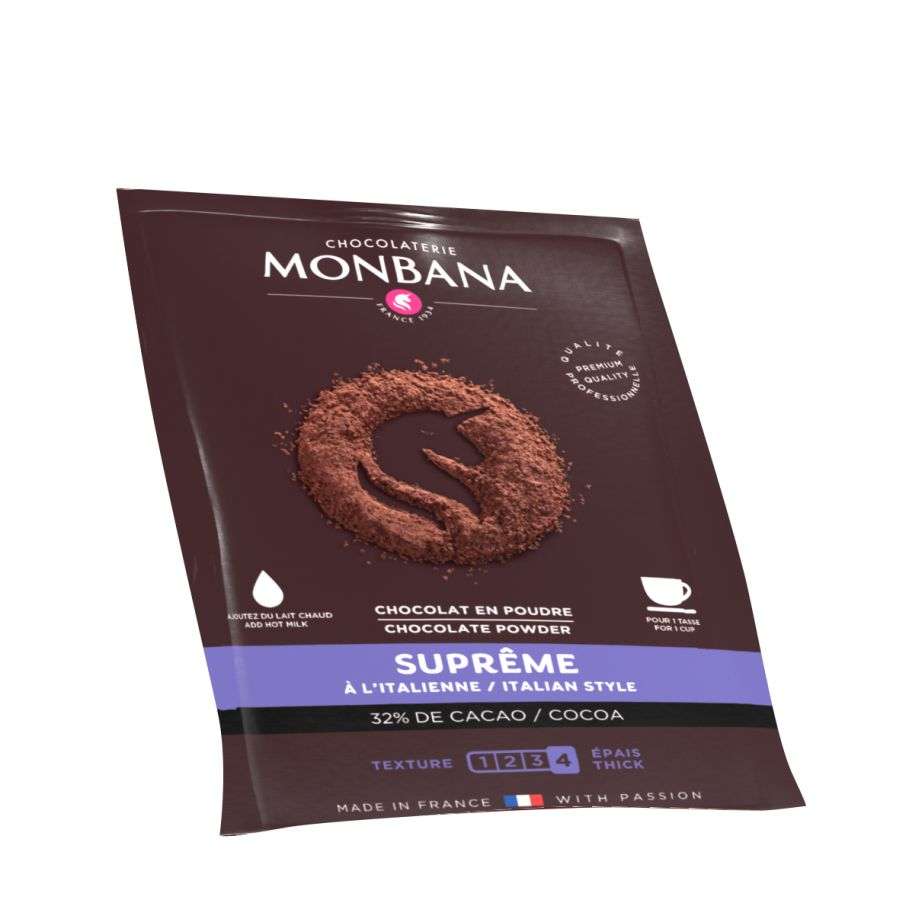 MONBANA-Trinkschokolade - Sorte Supreme de Chocolat - 50er Set