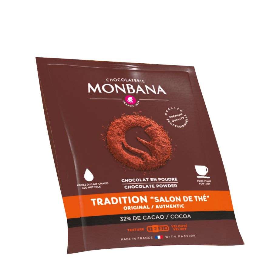 MONBANA-Trinkschokolade - Sorte Salon de Thé - 100er Set