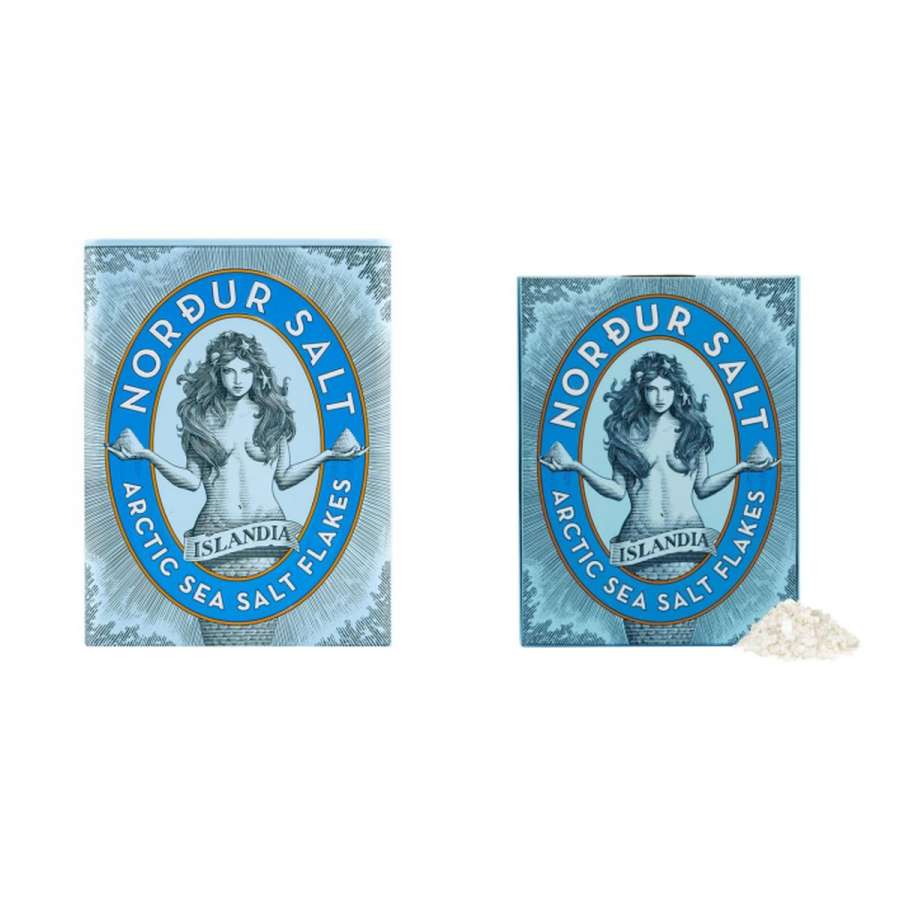 500 Gramm NORDUR MEERSALZ (Metalldose und Nachfüllpackung)