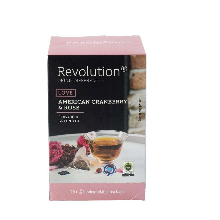 Preview: Revolution Tee 20ct - American Cranberry & Rose - Fairtrade