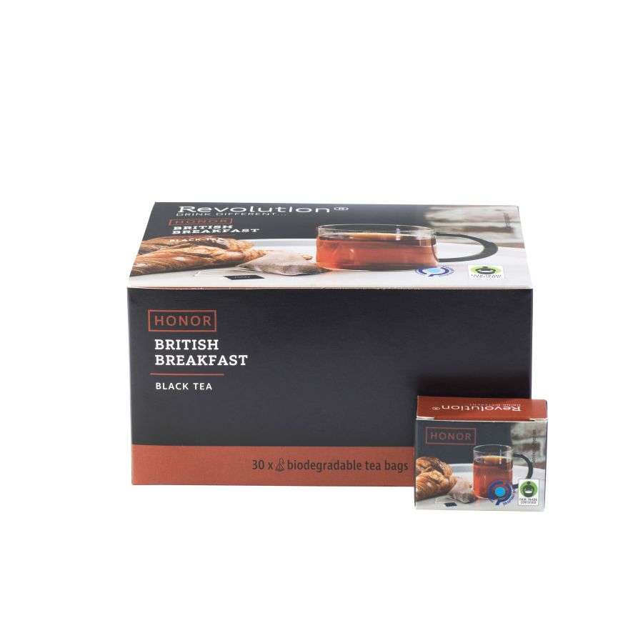 Preview: Revolution Tee 30ct - British Breakfast Tea - Fairtrade