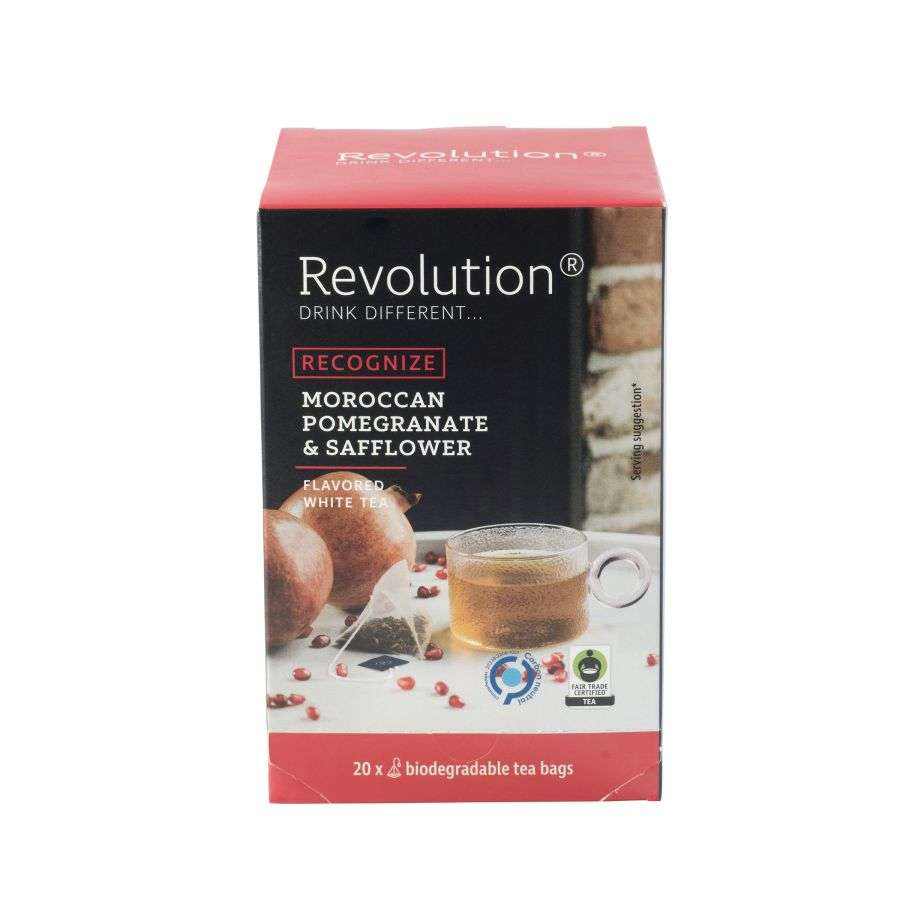 Preview: Revolution Tee 20ct - Moroccan Pomegranate & Safflower - Fairtrade