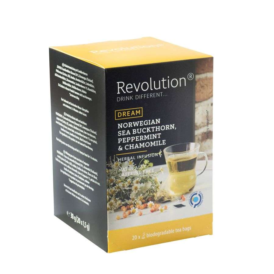 Revolution Tee 20ct - Norwegian Sea Buckthorn, Peppermint & Chamomille