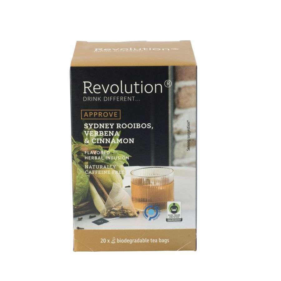 Preview: Revolution Tee 20ct - Sydney Rooibos Verbena & Cinnamon - Fairtrade