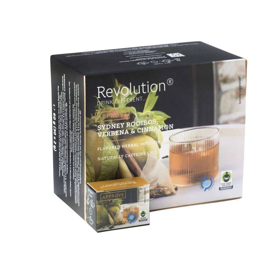 Revolution Tee 30ct - Sydney Rooibos Verbena & Cinnamon - Fairtrade