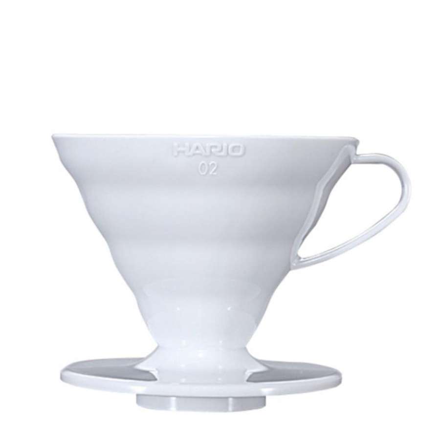 HARIO V60 Dripper, Kunststoff weiß, VDR-02-W