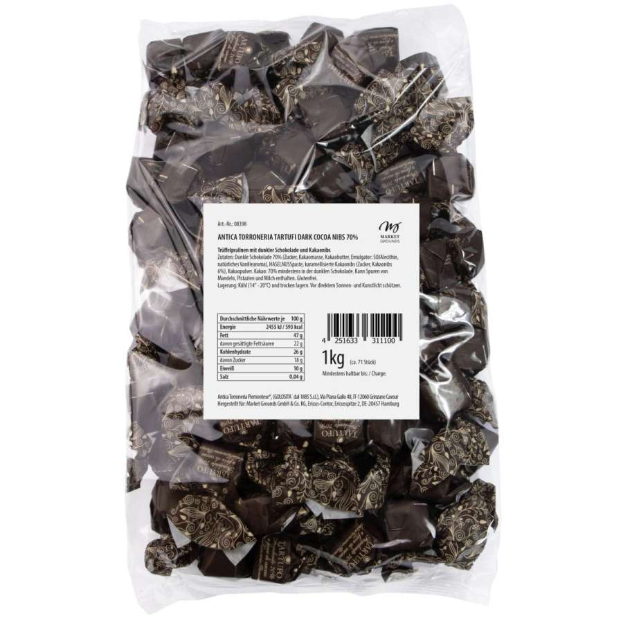 MHD 02-2026 / Antica Torroneria Tartufi Dolci Dark Cocoa Nibs 70%, 1kg