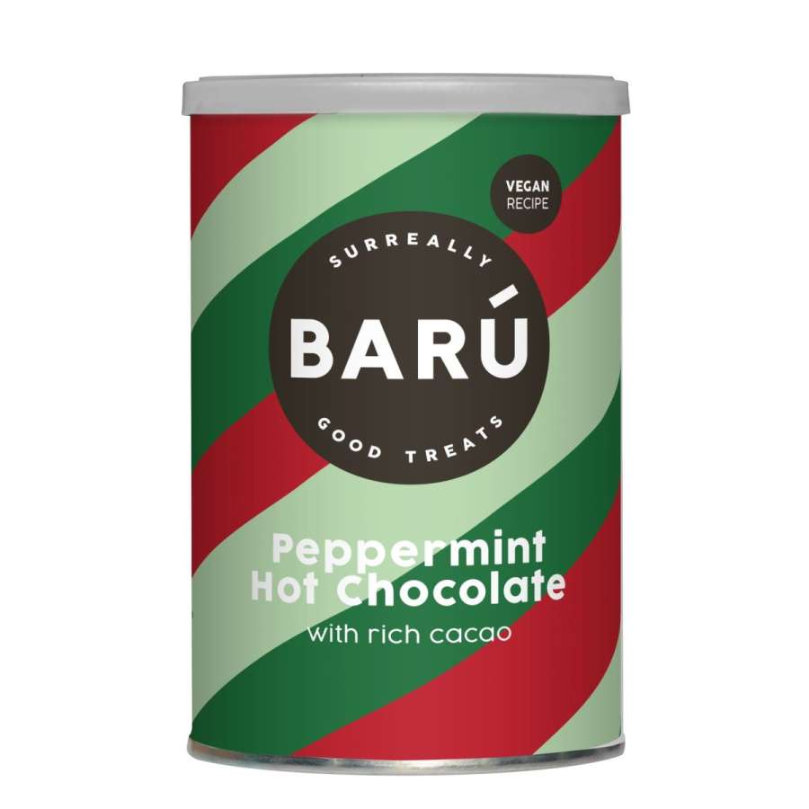Barú, Peppermint Hot Chocolate, 250g Dose, vegan