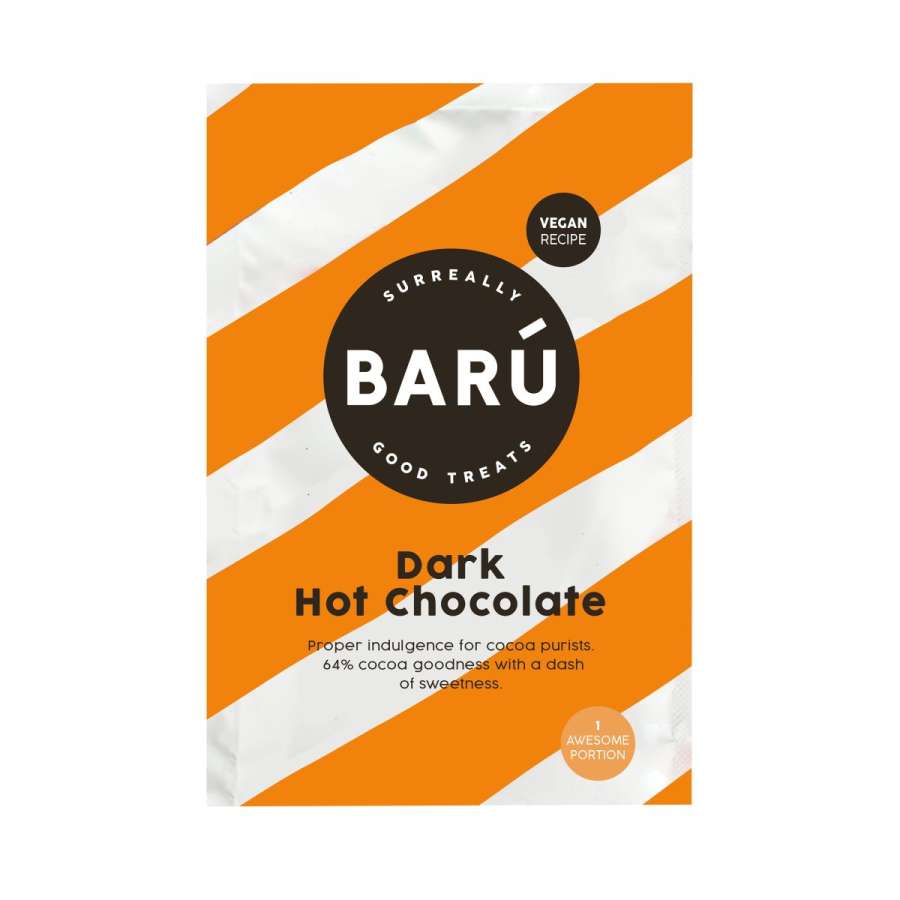 Barú, Dark Hot Chocolate, vegan, 12 Sachets