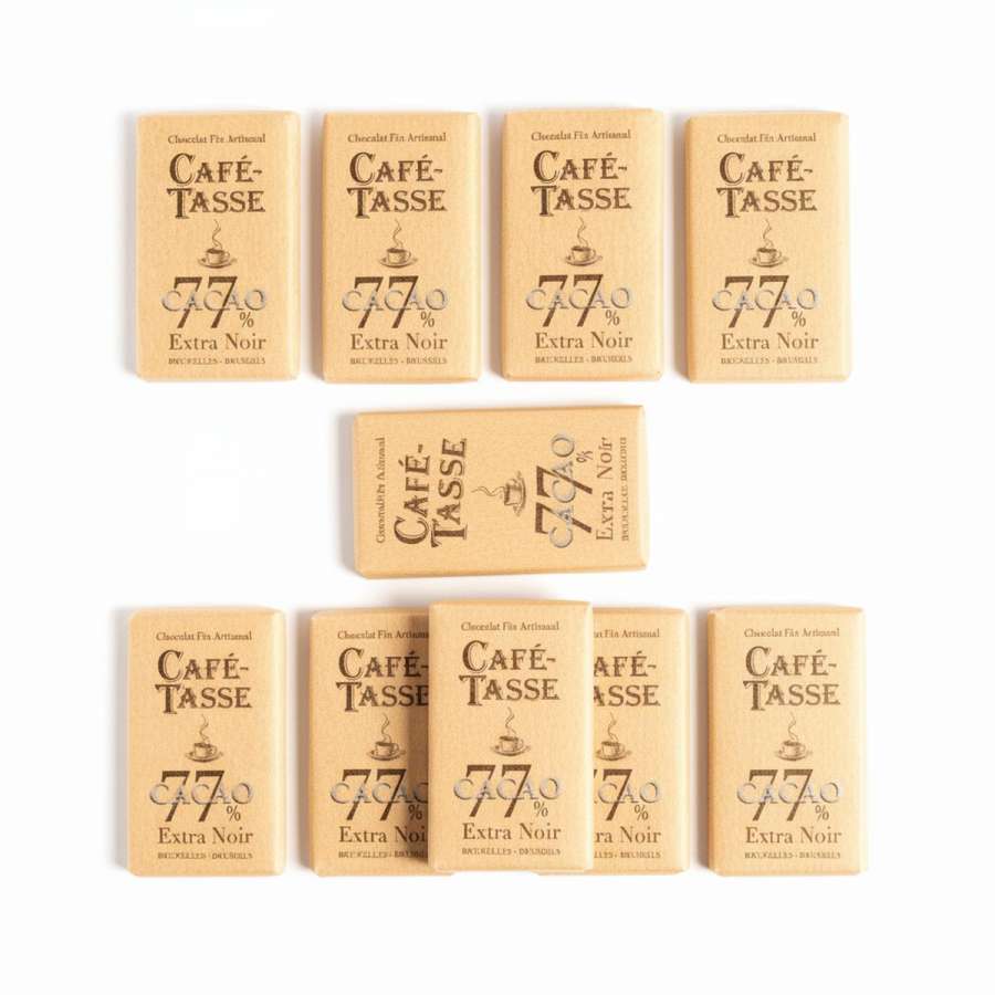 Café Tasse Mini-Bars Dark 77 % - 10 Täfelchen á 9 g