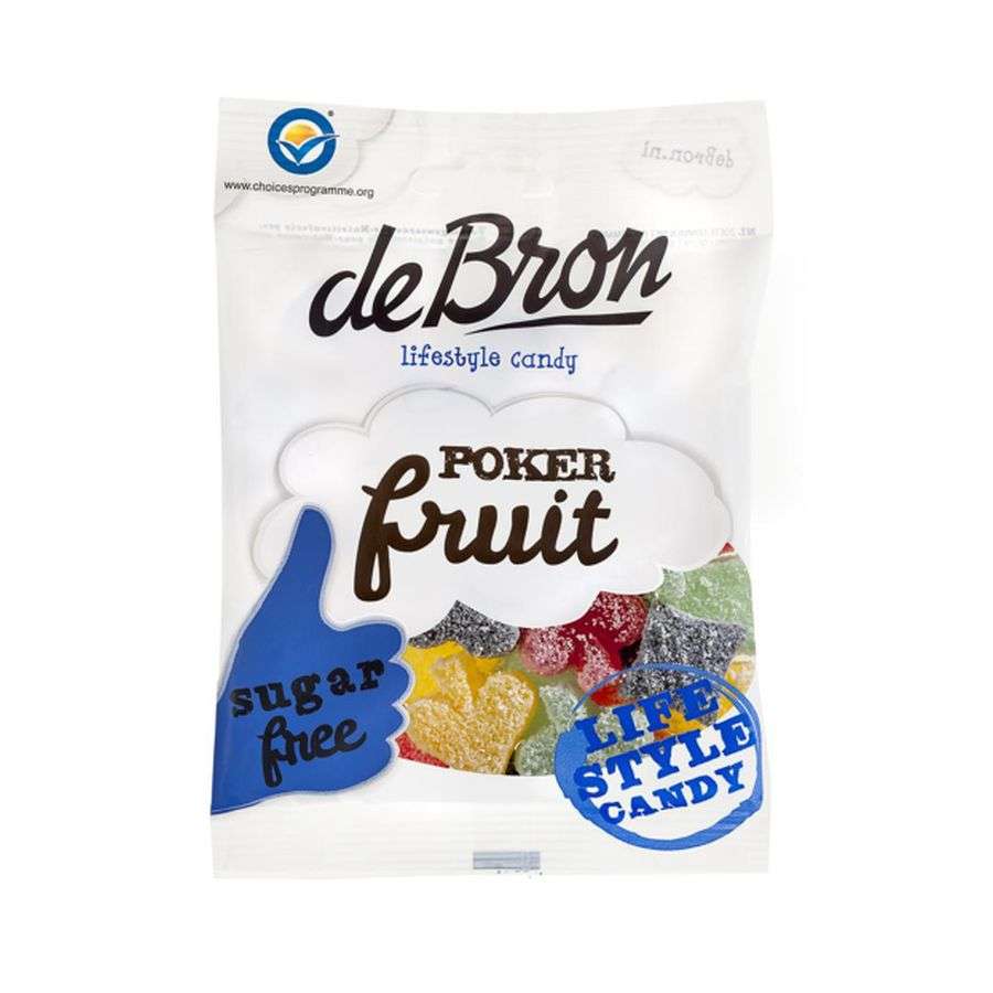 deBron, saures Fruchtgummi, zuckerfrei