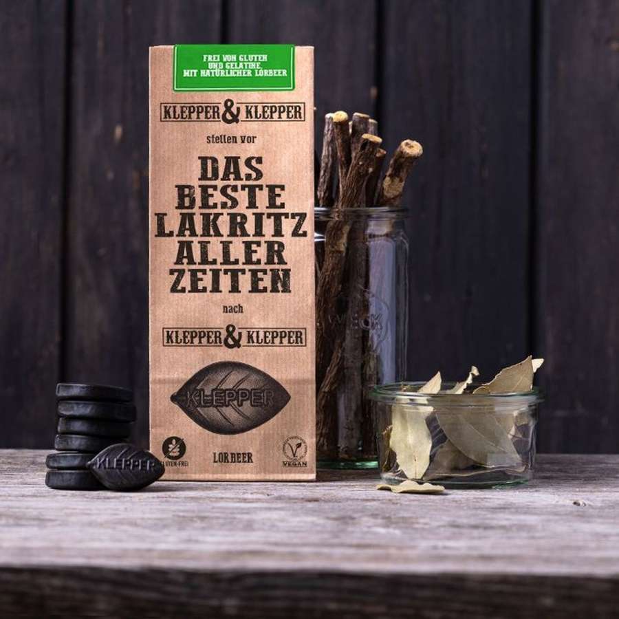 Lakritz mit Lorbeer Klepper & Klepper, 200 Gramm