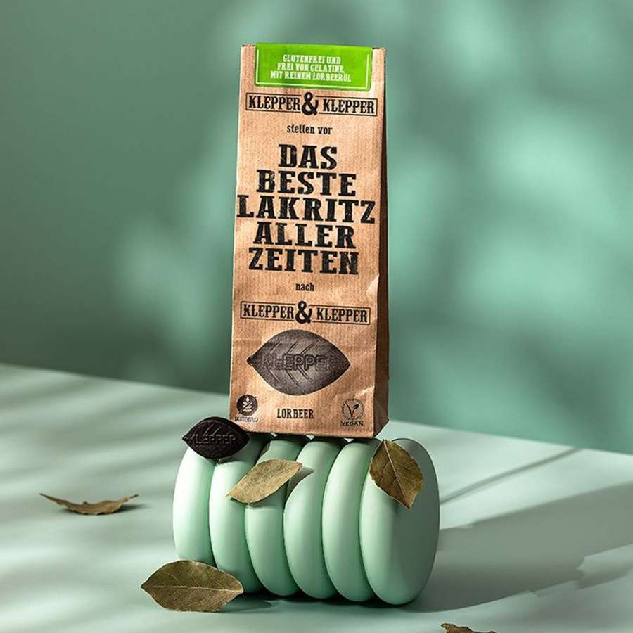 Lakritz mit Lorbeer Klepper & Klepper, 200 Gramm