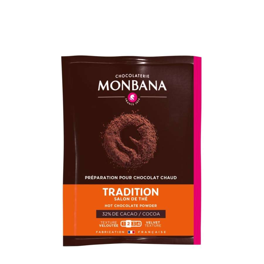 MONBANA-Trinkschokolade - Sorte Salon de Thé - 100er Set